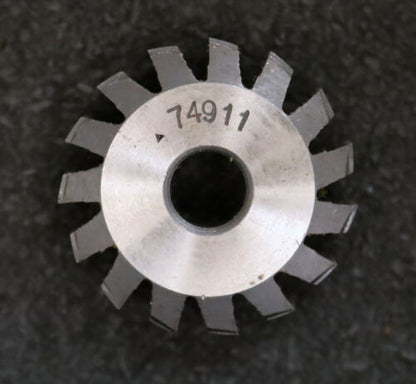 MIKRON Wälzfräser No. 74911 - Ø32x10xØ8mm 1gg. Rechts 15 Spanuten