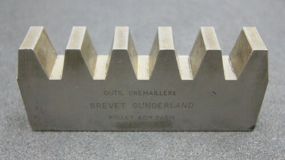 ROLLET PARIS Hobelkamm rack cutter m= 7,5 Angle 20°