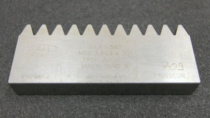 ROLLET PARIS Hobelkamm rack cutter m= 3,863 Angle 20°