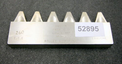 ROLLET PARIS Hobelkamm rack cutter m= 9 Angle 20° Z= 6