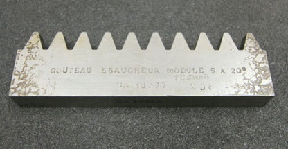 Hobelkamm rack cutter m= 5 Angle 20° 160x20mm 10 Zähne