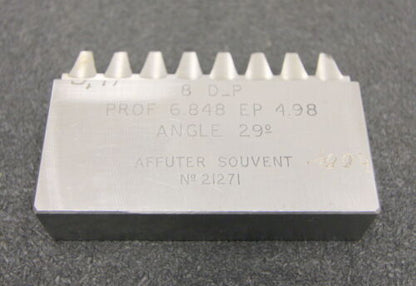 ROLLET PARIS Hobelkamm rack cutter DP8 Angle 29° Z=8