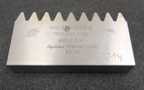 DELTAL Hobelkamm rack cutter m= 3,75 Angle 20°