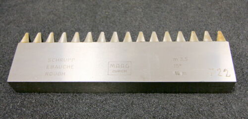MAAG Hobelkamm rack cutter m= 3,5 Angle 15° - 175x20mm