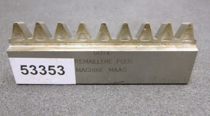 DELTAL Hobelkamm rack cutter m= 5 Angle 20° 142x20mm