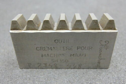 DELTAL Hobelkamm rack cutter m= 4 Angle 20° 88x20mm