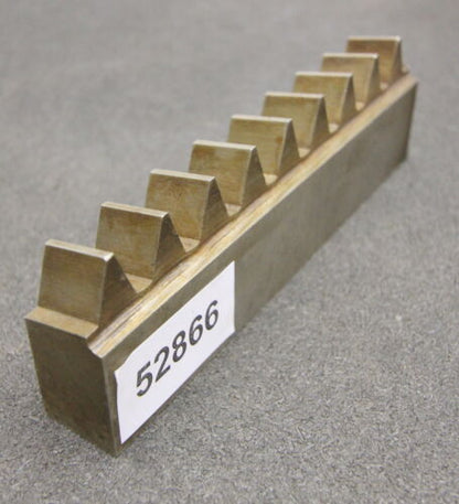 Hobelkamm rack cutter m= 6 Angle 20° 175x25mm 9 Zähne