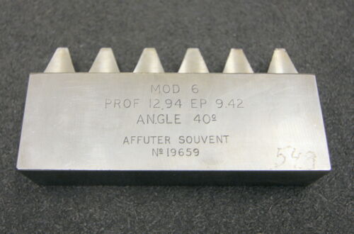 ROLLET PARIS Hobelkamm rack cutter m= 6 Angle 20° HSS