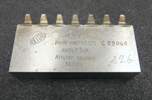 DELTAL Hobelkamm rack cutter m= 4,5 Angle 20° 100x20mm