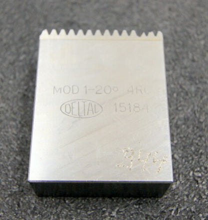 DELTAL Hobelkamm rack cutter m= 1 Angle 20° 43x20mm