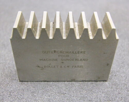 ROLLET PARIS Hobelkamm rack cutter m= 3 Angle 29°