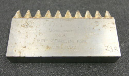 DELTAL Hobelkamm rack cutter m= 3,5 Angle 20° 110x20mm