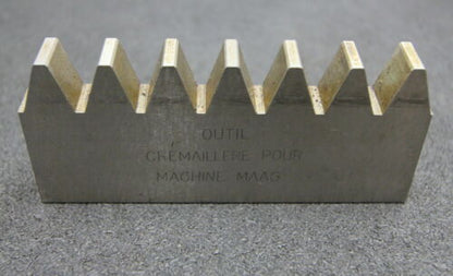 DELTAL Hobelkamm rack cutter m= 5,5 Angle 20° 120x20mm