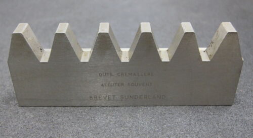 ROLLET PARIS Hobelkamm rack cutter m= 9 Angle 20° Z= 6