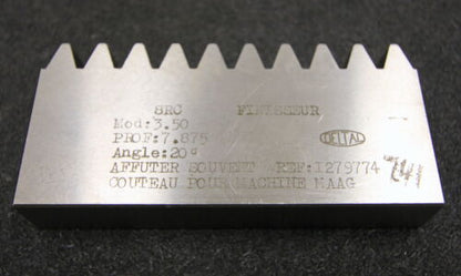 DELTAL Hobelkamm rack cutter f. MAAG-Wälzhobelmaschinen m= 3,50 Angle 20° Zähne 10
