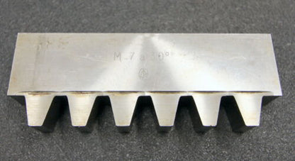 Hobelkamm rack cutter m= 7 Angle 30° 145x25mm