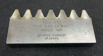 ROLLET PARIS Hobelkamm rack cutter m= 5,5 Angle 20°