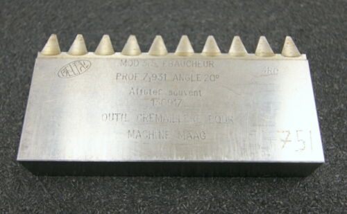 DELTAL Hobelkamm rack cutter m= 3,5 Angle 20° 110x20mm