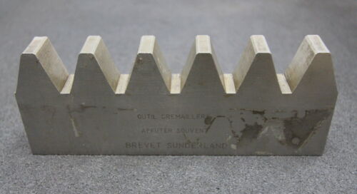 ROLLET PARIS Hobelkamm rack cutter m= 9 Angle 20° Z= 6