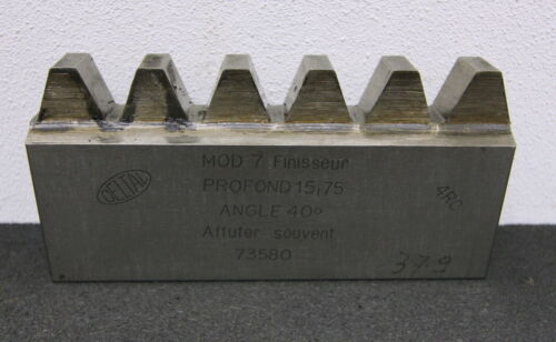 DELTAL Hobelkamm rack cutter m= 7 Angle 20° 130x25mm