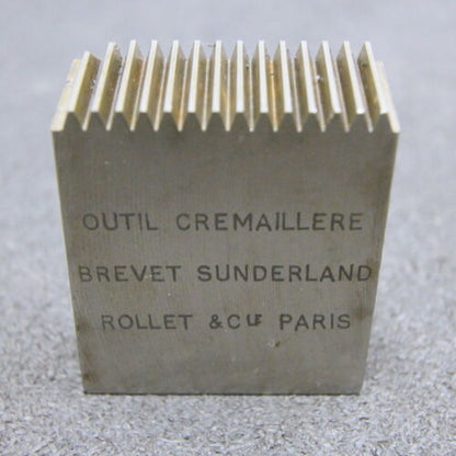 ROLLET PARIS Hobelkamm rack cutter m= 1 Angle 20°