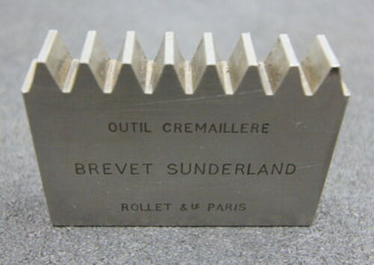 ROLLET PARIS Hobelkamm rack cutter m= 3 Angle 20°