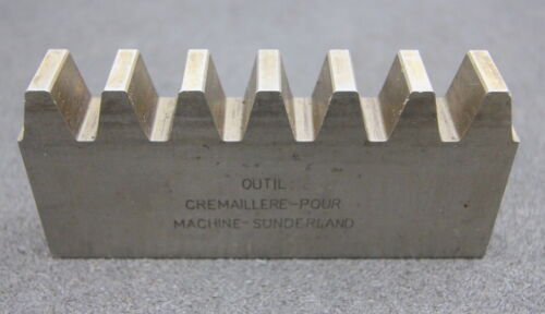 DELTAL Hobelkamm rack cutter m= 5,5 Angle 29° 120x20mm