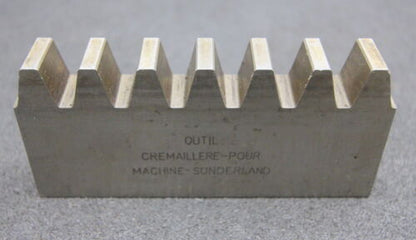 DELTAL Hobelkamm rack cutter m= 5,5 Angle 29° 120x20mm