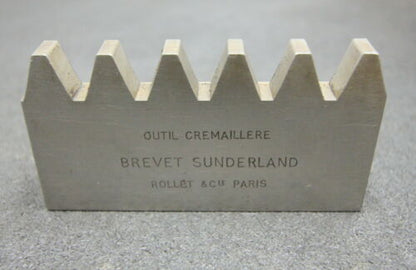 ROLLET PARIS Hobelkamm rack cutter m= 6 Angle 20° HSS