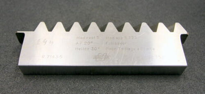 BRENIER Hobelkamm rack cutter m= 5 Angle 20° 180x30mm
