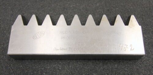 DELTAL Hobelkamm rack cutter m= 5 Angle 20° 142x20mm