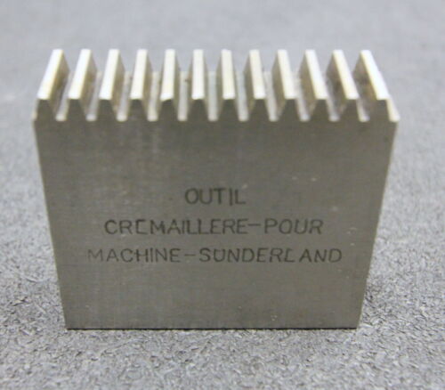 DELTAL Hobelkamm rack cutter f. MAAG-Wälzhobelmaschinen m= 1,587 Angle 29° 60x20mm