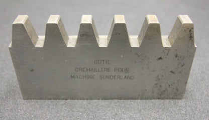 DELTAL Hobelkamm rack cutter m= 7 Angle 29° 130x25mm