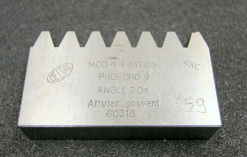 DELTAL Hobelkamm rack cutter m= 4 Angle 20° 88x20mm