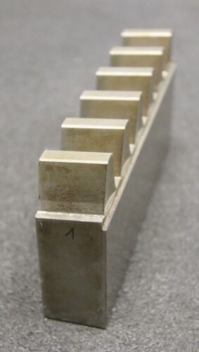 DELTAL Hobelkamm rack cutter m= 6 Angle 14°30 112x20mm