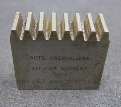 ROLLET PARIS Hobelkamm rack cutter m= 2,5 Angle 29°