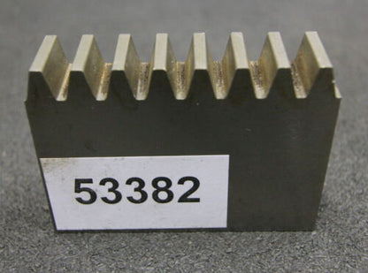 Hobelkamm rack cutter m= 3 Angle 15° 75x20mm 8 Zähne