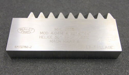 ROLLET PARIS Hobelkamm rack cutter m= 4,0414 Angle 30°