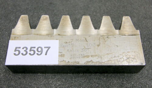 SUNDERLAND Hobelkamm rack cutter MAAG-Wälzhobelmaschinen m= 7 Angle 30° 131x25mm