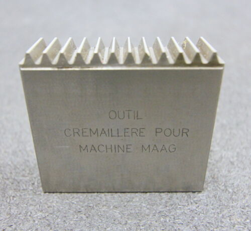 DELTAL Hobelkamm rack cutter f. MAAG-Wälzhobelmaschinen m= 1,5 Angle 20° 58x20mm