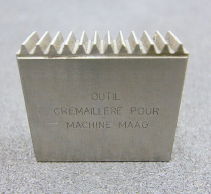 DELTAL Hobelkamm rack cutter f. MAAG-Wälzhobelmaschinen m= 1,5 Angle 20° 58x20mm