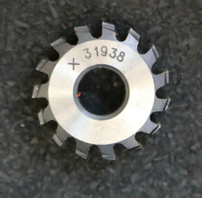 MIKRON Wälzfräser No. 31938 - Ø24x8xØ8mm 1gg. Rechts 15 Spanuten
