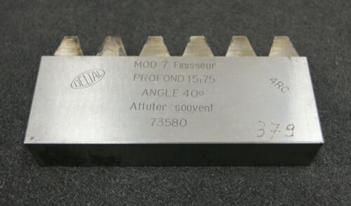 DELTAL Hobelkamm rack cutter m= 7 Angle 20° 130x25mm