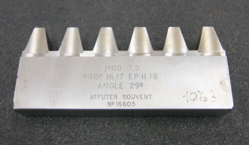 ROLLET PARIS Hobelkamm rack cutter m= 7,5 Angle 20°