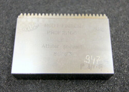 DELTAL Hobelkamm rack cutter m= 1 Angle 20° 76x20mm