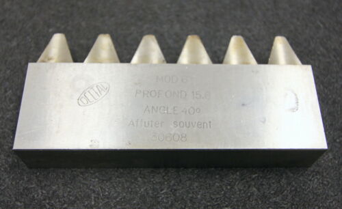 DELTAL Hobelkamm rack cutter m= 6 Angle 20° 112x20mm