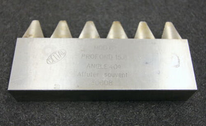 DELTAL Hobelkamm rack cutter m= 6 Angle 20° 112x20mm