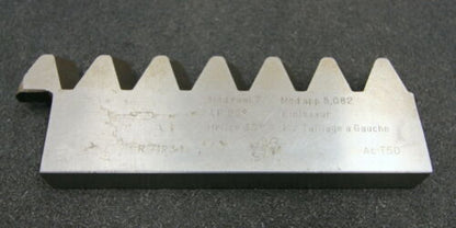 BRENIER Hobelkamm rack cutter m= 7 Angle 20° 185x20mm