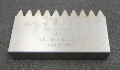 DELTAL Hobelkamm rack cutter m= 3,179 Angle 20°