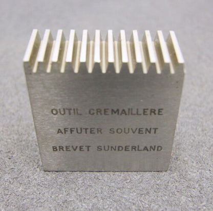 ROLLET PARIS Hobelkamm rack cutter f. MAAG-Wälzhobelmaschinen DP18 Angle 29° Z=12